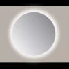 Spiegel Sanicare Q-Mirrors 70x70 Cm Rond Met Rondom LED Cold White En Afstandsbediening Incl. Ophangmateriaal