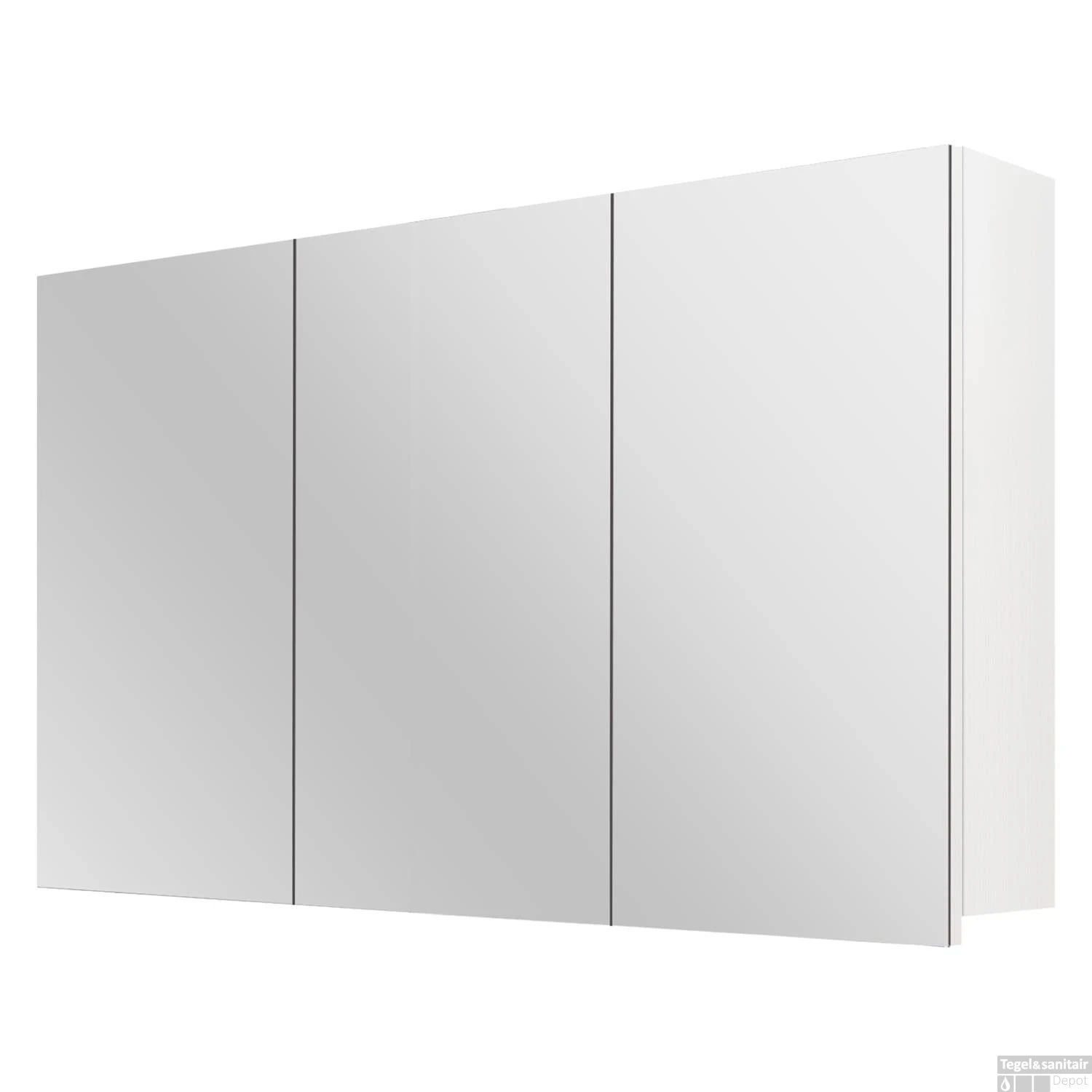 Spiegelkast Differnz Style 100x60cm Wit 3 Spiegelkast Differnz Style 100x60cm Wit