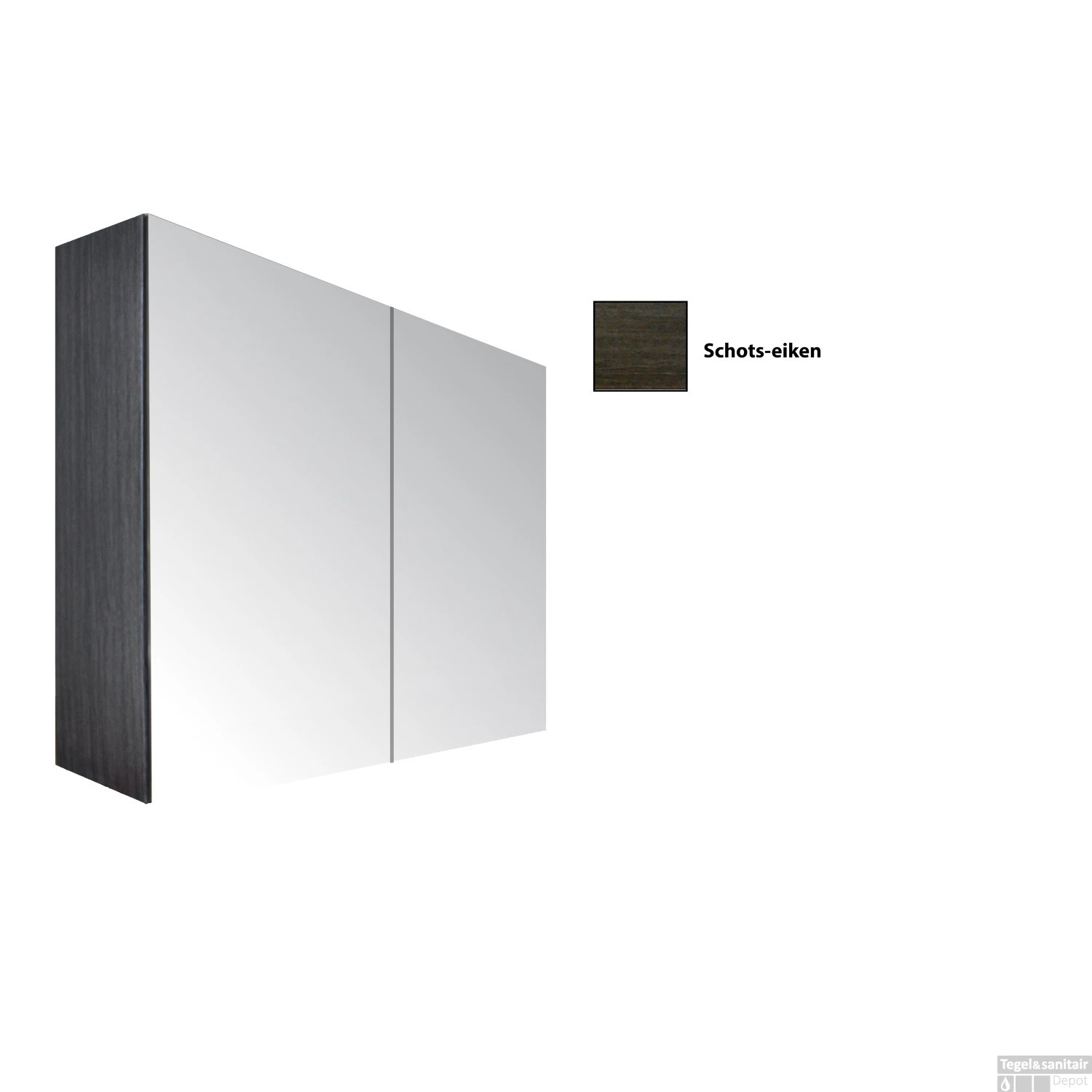 Spiegelkast Sanicare Qlassics 70 Cm 2 Deuren Schots Eiken 6 Spiegelkast Sanicare Qlassics 70 Cm 2 Deuren Schots Eiken - Afbeelding 4