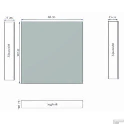 Spiegelkast Sanicare Qlassics Ambiance 100x60 Cm Met Dubbelzijdige Spiegeldeuren, LED Verlichting En Afstandsbediening Schots Eiken -Badkamer Thuis spiegelkast sanicare qlassics ambiance 100x60 cm met dubbelzijdige spiegeldeuren schotseiken tech