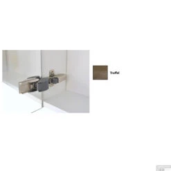 Spiegelkast Sanicare Qlassics Ambiance 120 Cm 2 Deuren Truffel -Badkamer Thuis spiegelkast sanicare qlassics ambiance 120 cm 2 deuren truffel detail2