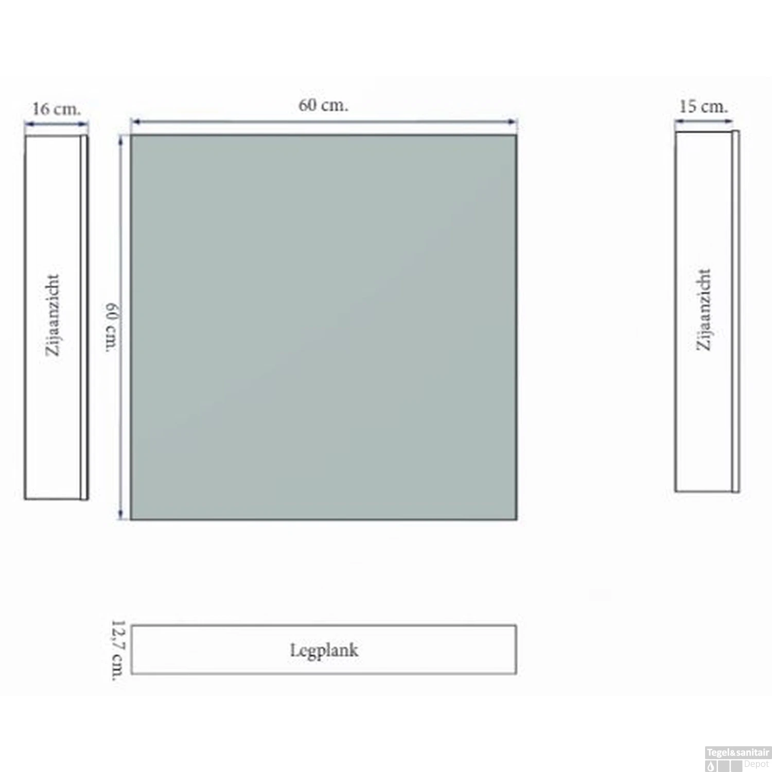 Spiegelkast Sanicare Qlassics Ambiance 120x60 Cm Met Dubbelzijdige Spiegeldeuren, LED Verlichting En Afstandsbediening Antraciet 5 Spiegelkast Sanicare Qlassics Ambiance 120x60 Cm Met Dubbelzijdige Spiegeldeuren, LED Verlichting En Afstandsbediening Antraciet - Afbeelding 3