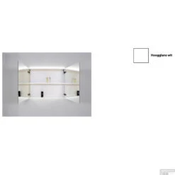 Spiegelkast Sanicare Qlassics Ambiance 80 Cm 2 Deuren Hoogglans Wit 12 Spiegelkast Sanicare Qlassics Ambiance 80 Cm 2 Deuren Hoogglans Wit -Badkamer Thuis spiegelkast sanicare qlassics ambiance 80 cm 2 deuren hoogglans wit detail1