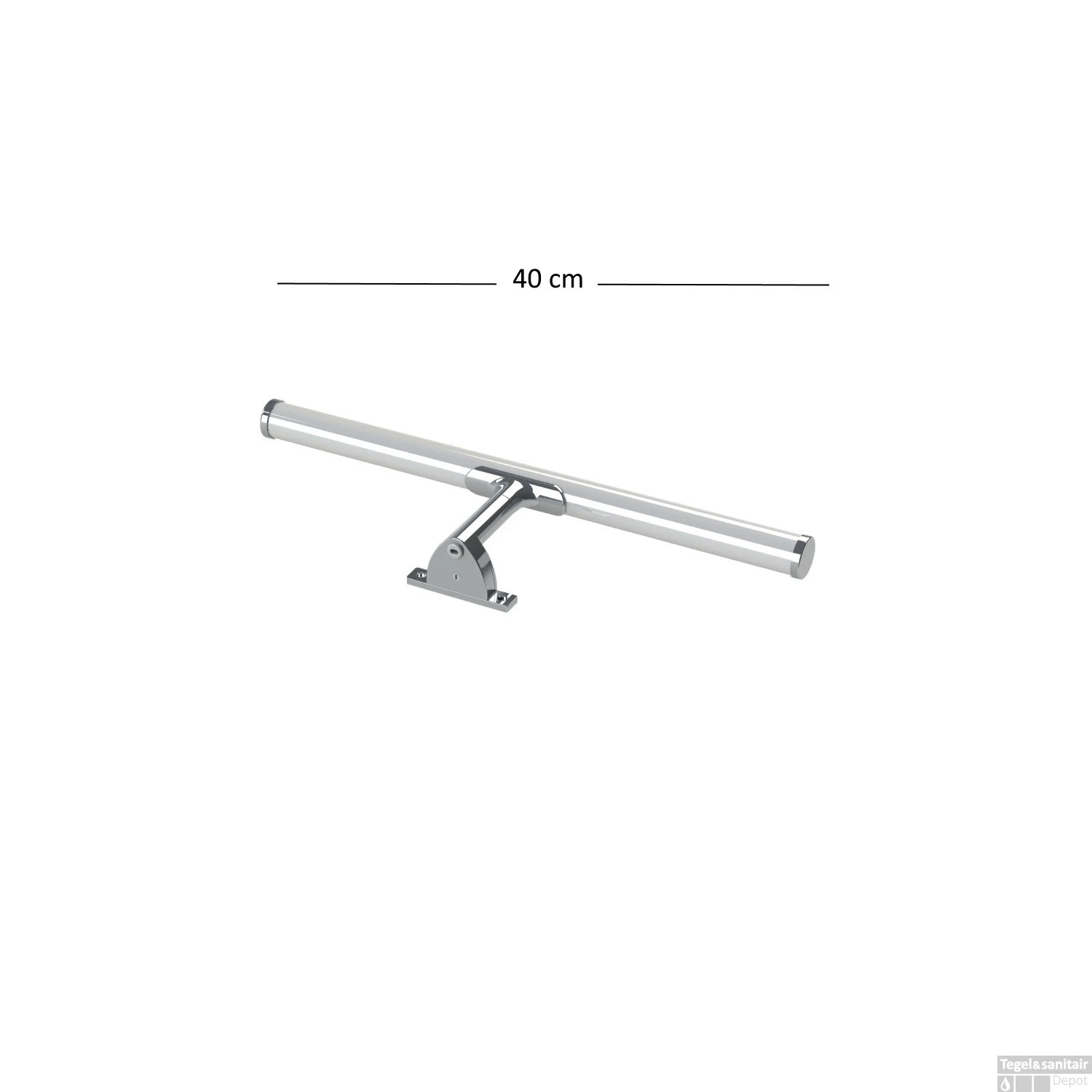 Spiegelverlichting Sanicare LED Londen 6 Watt 40 Cm Chroom 7 Spiegelverlichting Sanicare LED Londen 6 Watt 40 Cm Chroom - Afbeelding 5