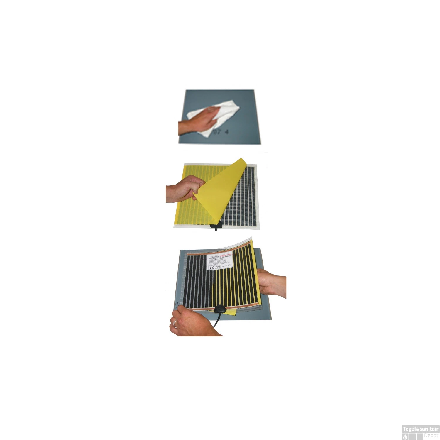 Spiegelverwarming Sanicare Q-Mirrors Zelfklevend 41 Cm X 60 Cm - Afbeelding 2