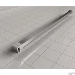 BWS Inloopdouche Pro Line Middenband 100x200 8mm Nano Coating RVS Profiel En Stang 9 BWS Inloopdouche Pro Line Middenband 100x200 8mm Nano Coating RVS Profiel En Stang -Badkamer Thuis stabilisatiestang geb. staal 8