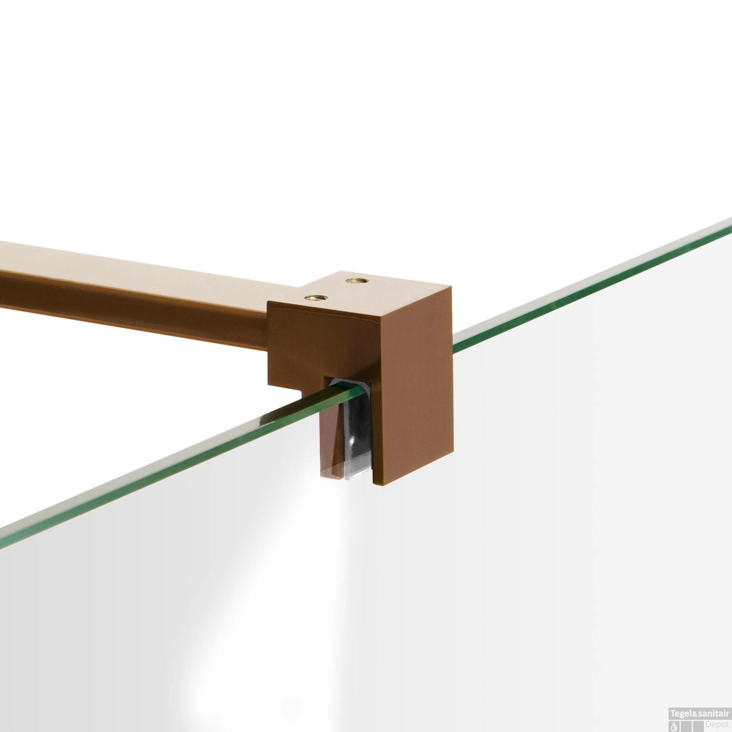 Doorloopdouche Compleet Just Creating Profielloos 120x200 Cm 120/30/30 Koper - Afbeelding 7