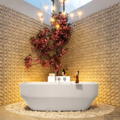 STONE Vrijstaand Bad 170x75cm Kleur Linen / Linen 15 STONE Vrijstaand Bad 170x75cm Kleur Linen / Linen -Badkamer Thuis stone 3 00017