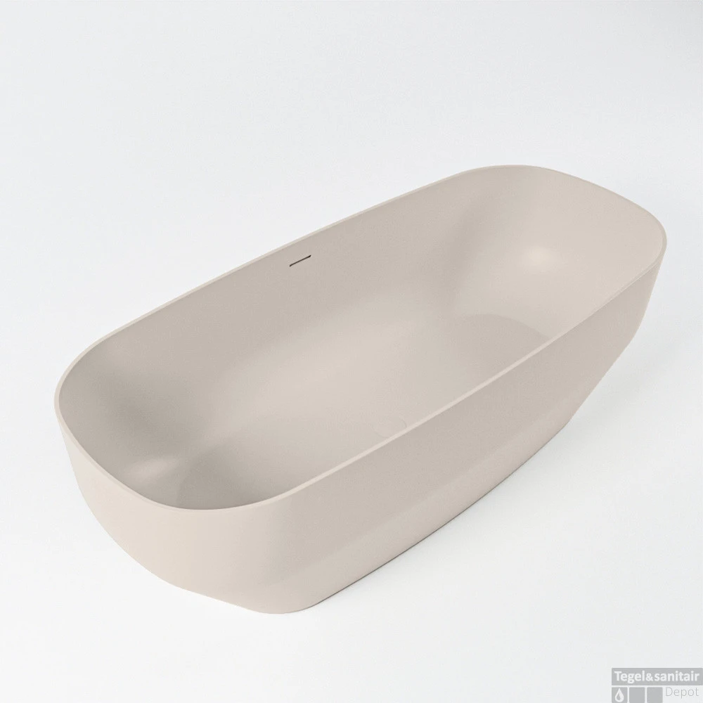 STONE Vrijstaand Bad 170x75cm Kleur Linen / Linen 3 STONE Vrijstaand Bad 170x75cm Kleur Linen / Linen