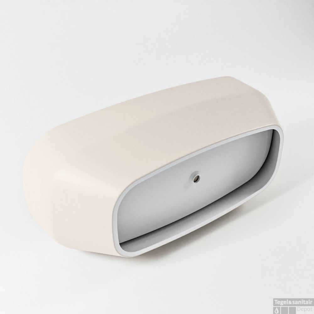 STONE Vrijstaand Bad 170x75cm Kleur Linen / Linen 9 STONE Vrijstaand Bad 170x75cm Kleur Linen / Linen - Afbeelding 7