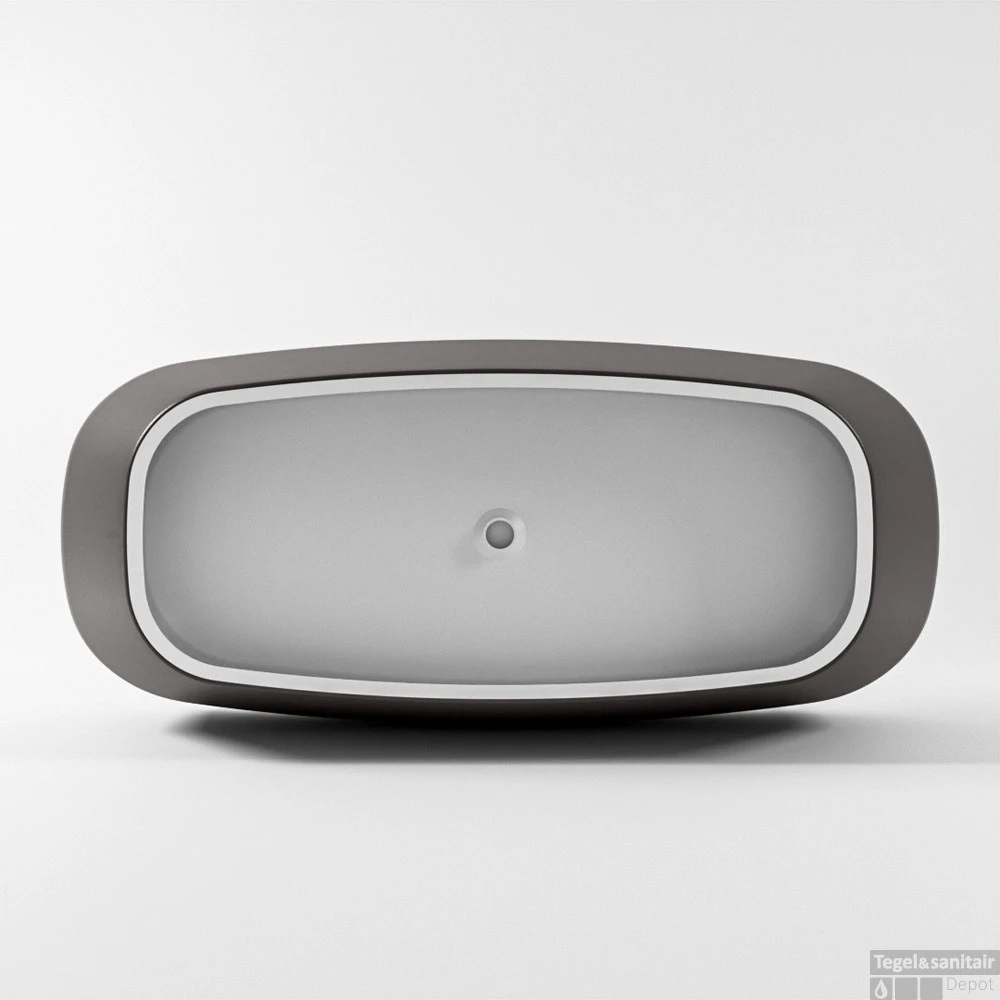 STONE Vrijstaand Bad 170x75cm Kleur Dark Grey / Talc 10 STONE Vrijstaand Bad 170x75cm Kleur Dark Grey / Talc - Afbeelding 8