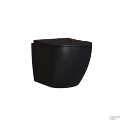 TECE Profil Toiletset Set65 Mudo Mat Zwart Met TECE Drukplaat -Badkamer Thuis tece profil toiletset set65 mudo mat zwart met tece drukplaat sfeer2