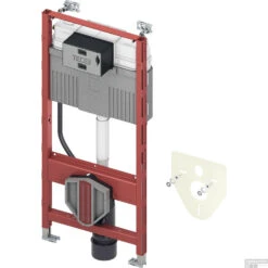 TECE Profil Toiletset Set65 Mudo Mat Zwart Met TECE Drukplaat -Badkamer Thuis tece profil toiletset set65 mudo mat zwart met tece drukplaat sfeer4