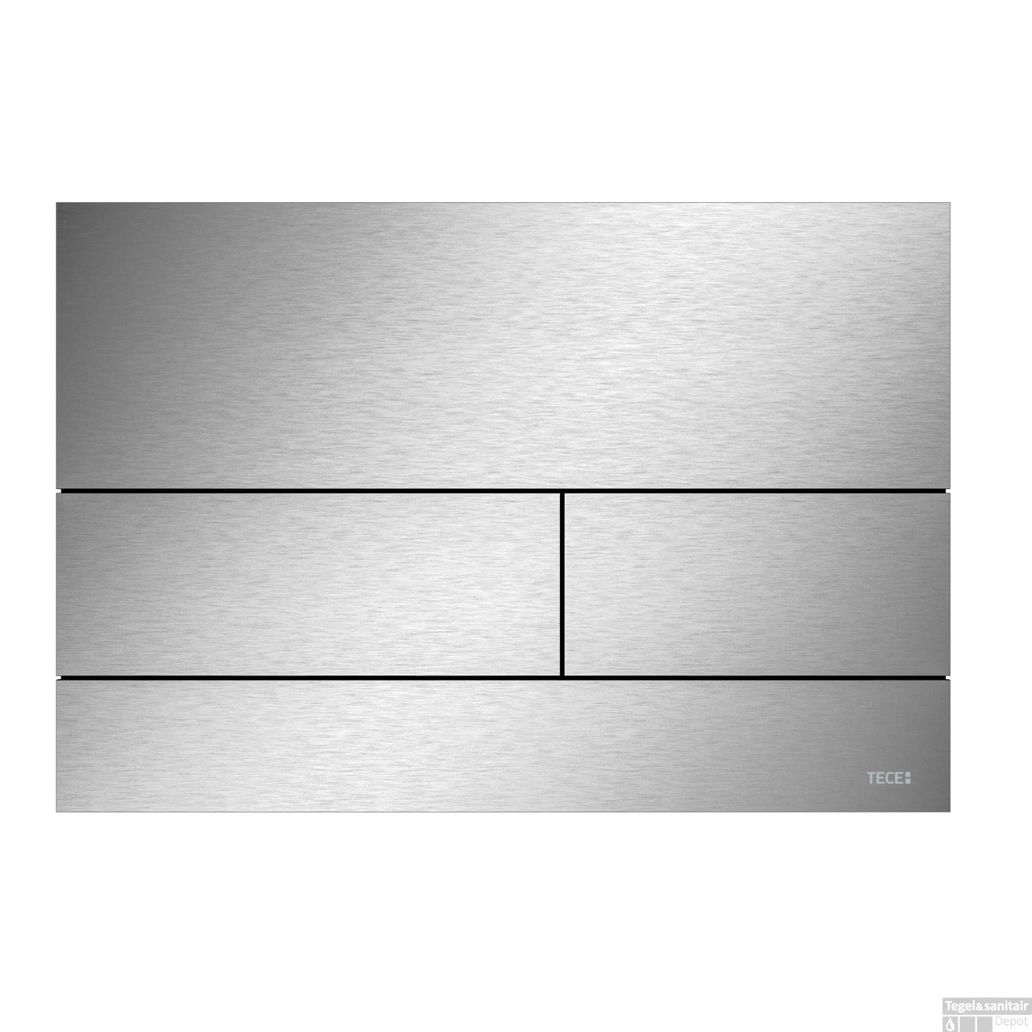 Bedieningsplaat Toilet TECE Square II Geborsteld RVS 3 Bedieningsplaat Toilet TECE Square II Geborsteld RVS