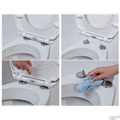 Toiletzitting Eisl Super Slim Softclose Quick Release RVS Scharnieren Wit 13 Toiletzitting Eisl Super Slim Softclose Quick Release RVS Scharnieren Wit -Badkamer Thuis tech 1