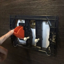 Toiletblokhouder Tbv Geberit Up100 (delta Drukplaten) 13 Toiletblokhouder Tbv Geberit Up100 (delta Drukplaten) -Badkamer Thuis toiletblokhouder up100.3