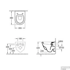 Grohe Rapid SL Toiletset Set21 Villeroy & Boch Subway 2.0 Compact Met Grohe Arena Of Skate Drukplaat 13 Grohe Rapid SL Toiletset Set21 Villeroy & Boch Subway 2.0 Compact Met Grohe Arena Of Skate Drukplaat -Badkamer Thuis toiletpot villeroy en boch 2.0 compact plg1024229 tech 2