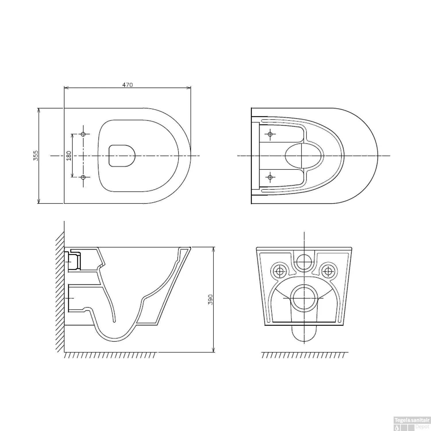 Grohe Rapid SL Toiletset Set18 Wiesbaden Vesta Junior Rimless 47 Cm Met Grohe Arena Of Skate Drukplaat 11 Grohe Rapid SL Toiletset Set18 Wiesbaden Vesta Junior Rimless 47 Cm Met Grohe Arena Of Skate Drukplaat - Afbeelding 9