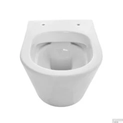 Geberit UP320 Toiletset Compleet | Inbouwreservoir | Wandcloset Wiesbaden Vesta Randloos 52cm | Set24 Met Drukplaat -Badkamer Thuis toiletpot wiesbaden vesta rimless 52cm 32.3450 1 19