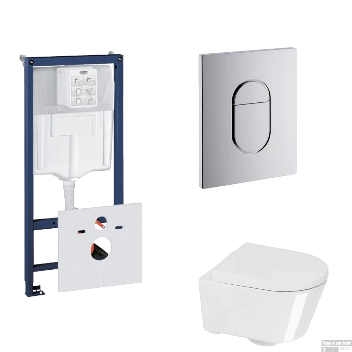 Grohe Rapid SL Toiletset Set04 Calitri Urby Compact Met Grohe Arena Of Skate Drukplaat 9 Grohe Rapid SL Toiletset Set04 Calitri Urby Compact Met Grohe Arena Of Skate Drukplaat - Afbeelding 7