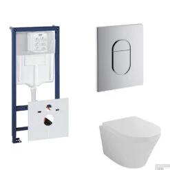 Grohe Rapid SL Toiletset Set12 Wiesbaden Vesta 52 Cm Met Grohe Arena Of Skate Drukplaat -Badkamer Thuis toiletset grohe rapid sl set12 shop 3