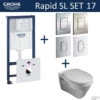 Grohe Rapid SL Toiletset Set17 Gustavsberg Saval Vlakspoel Met Grohe Arena Of Skate Drukplaat 2 Grohe Rapid SL Toiletset Set17 Gustavsberg Saval Vlakspoel Met Grohe Arena Of Skate Drukplaat -Badkamer Thuis toiletset grohe rapid sl set17