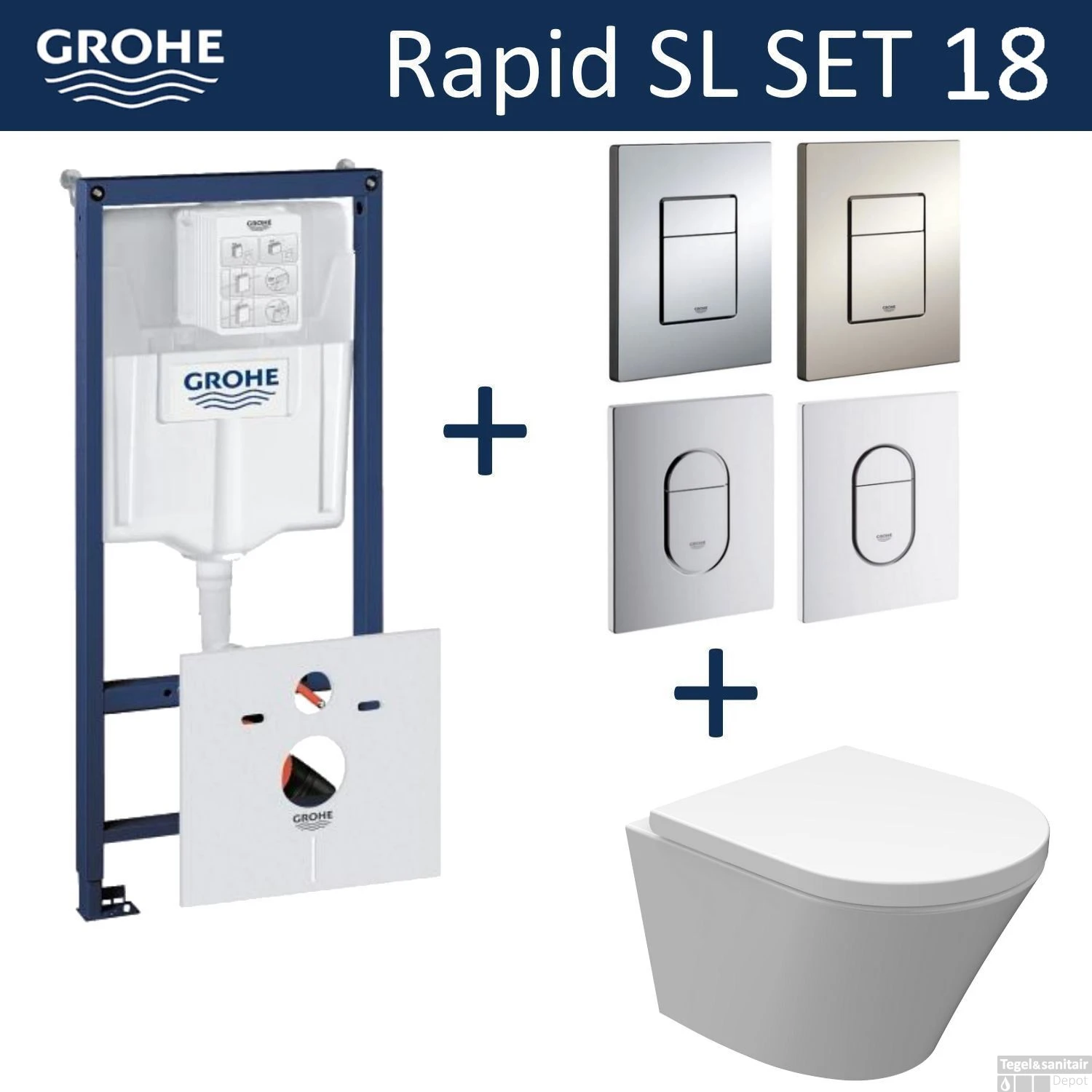Grohe Rapid SL Toiletset Set18 Wiesbaden Vesta Junior Rimless 47 Cm Met Grohe Arena Of Skate Drukplaat 3 Grohe Rapid SL Toiletset Set18 Wiesbaden Vesta Junior Rimless 47 Cm Met Grohe Arena Of Skate Drukplaat