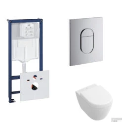 Grohe Rapid SL Toiletset Set21 Villeroy & Boch Subway 2.0 Compact Met Grohe Arena Of Skate Drukplaat 19 Grohe Rapid SL Toiletset Set21 Villeroy & Boch Subway 2.0 Compact Met Grohe Arena Of Skate Drukplaat -Badkamer Thuis toiletset grohe rapid sl set21 shop 1