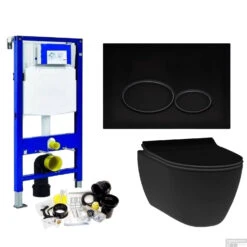 Geberit UP320 Toiletset Set13 Idevit Alfa Matzwart Randloos Met Matzwarte Drukplaat 19 Geberit UP320 Toiletset Set13 Idevit Alfa Matzwart Randloos Met Matzwarte Drukplaat -Badkamer Thuis toiletsets geberit up320 set13 milo shop 2