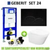 Geberit UP320 Toiletset Compleet | Inbouwreservoir | Wandcloset Wiesbaden Vesta Randloos 52cm | Set24 Met Drukplaat 1 Geberit UP320 Toiletset Compleet | Inbouwreservoir | Wandcloset Wiesbaden Vesta Randloos 52cm | Set24 Met Drukplaat -Badkamer Thuis toiletsets geberit up320 set24 milo