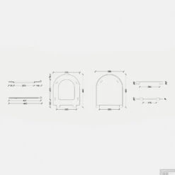 Toiletzitting Salenzi Form Slim Met Softclose Glans Geel 5 Toiletzitting Salenzi Form Slim Met Softclose Glans Geel -Badkamer Thuis toiletzitting salenzi form glans geel tech