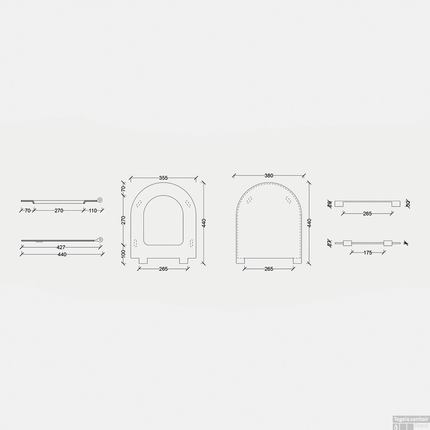 Toiletzitting Salenzi Form Slim Met Softclose Glans Geel 4 Toiletzitting Salenzi Form Slim Met Softclose Glans Geel - Afbeelding 2
