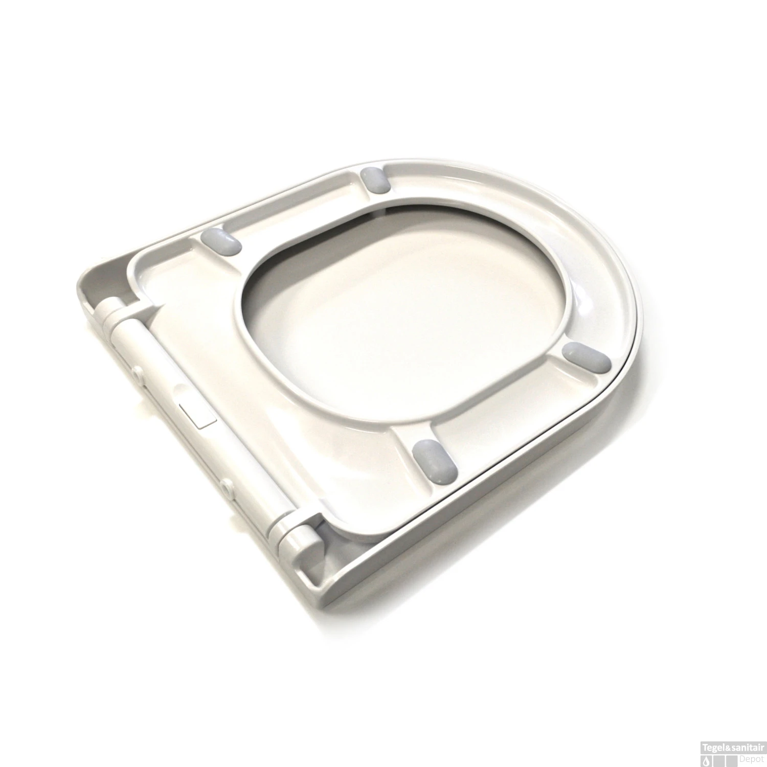 Toiletzitting Sanicare Soft-Close Rondo Met Deksel 35,6x43,5cm Wit 5 Toiletzitting Sanicare Soft-Close Rondo Met Deksel 35,6x43,5cm Wit - Afbeelding 3