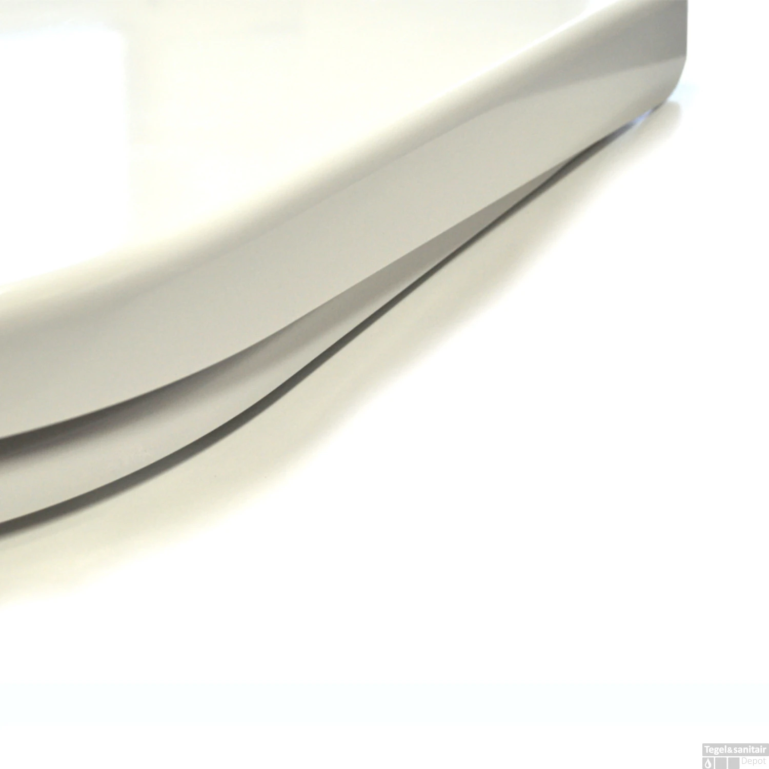 Toiletzitting Sanicare Soft-Close Rondo Met Deksel 35,6x43,5cm Wit 4 Toiletzitting Sanicare Soft-Close Rondo Met Deksel 35,6x43,5cm Wit - Afbeelding 2