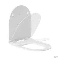 Toiletzitting Sanindusa Sanibold Slim Softclose Clip Off Met Bevestigingsmateriaal Wit -Badkamer Thuis toiletzitting sanindusa sanibold slim softclose clip off met bevestigingsmateriaal wit