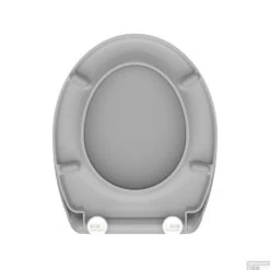 Toiletzitting Schutte GREY Duroplast Met Soft Close En Quick Release Gelakt Grijs -Badkamer Thuis toiletzitting schutte grey duroplast met soft close en quick release gelakt grijs sfeer4