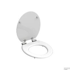 Toiletzitting Schutte Spirit White Met Soft Close MDF Mat Wit -Badkamer Thuis toiletzitting schutte spirit white met soft close mdf mat wit sfeer