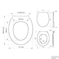 Toiletzitting Tiger Pasadena Thermoplast Softclose Quickrelease Wit -Badkamer Thuis toiletzitting tiger pasadena thermoplast softclose quickrelease wit tec