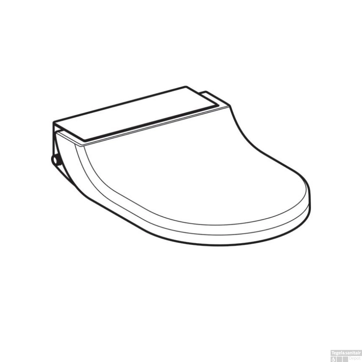 Toiletzitting Met Onderdouche Geberit AquaClean Tuma Classic Alpien Wit 4 Toiletzitting Met Onderdouche Geberit AquaClean Tuma Classic Alpien Wit - Afbeelding 2