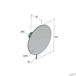 Vergrotingsspiegel Hotbath Cobber Wandmontage Draaibaar 20 Cm Geborsteld Nikkel -Badkamer Thuis vergrotingsspiegel hotbath cobber wandmontage draaibaar 20 cm geborsteld nikkel tech