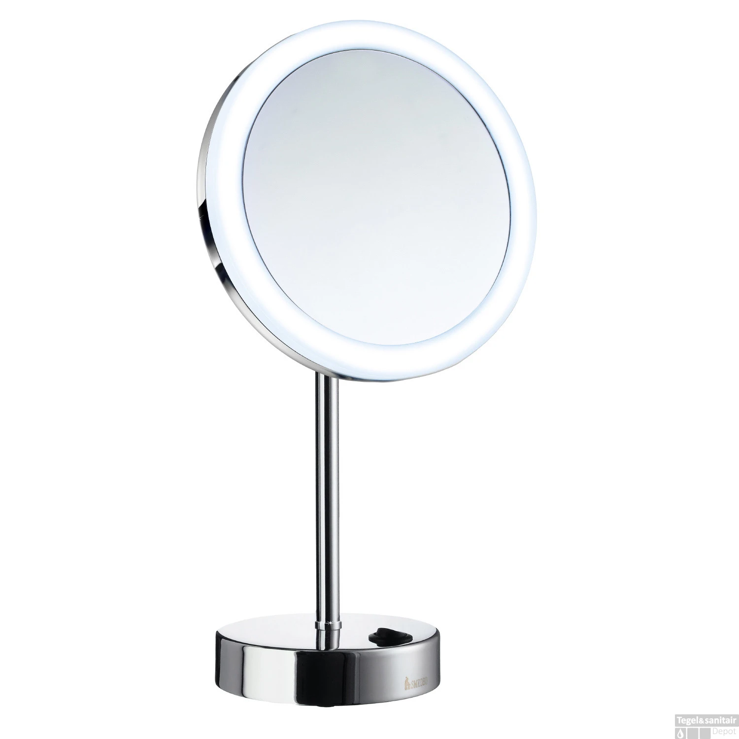 Vergrotingsspiegel Smedbo Outline Vrijstaand Met LED PMMA Dual Light Chroom 3 Vergrotingsspiegel Smedbo Outline Vrijstaand Met LED PMMA Dual Light Chroom