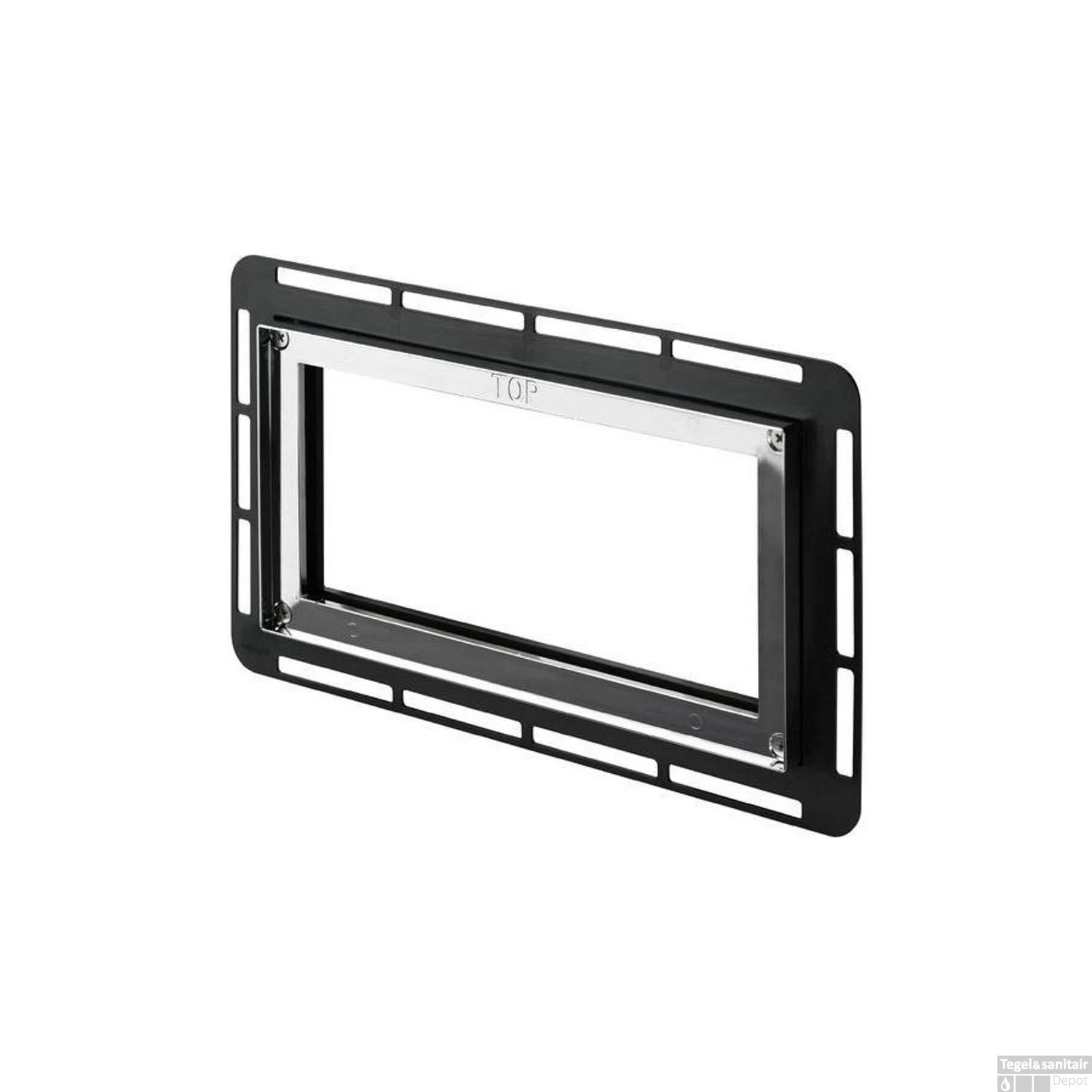 Viega Visign For Style Frame Voor Bedieningsplaat Voor Tegelinleg Chroom 4 Viega Visign For Style Frame Voor Bedieningsplaat Voor Tegelinleg Chroom - Afbeelding 2