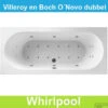 Ligbad Villeroy & Boch O.novo 180x80 Cm Balboa Whirlpool Systeem Dubbel -Badkamer Thuis villeroy en boch o novo dubbel hoofdfoto 1 3