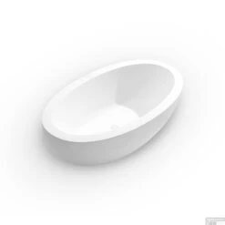 Vrijstaand Bad EH Design Milano 1880x1030x560 Mm Solid Surface Mat Wit