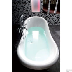 Vrijstaand Bad Sapho Charleston 188x80x71 Cm Wit Met Leeuwenpoten Brons -Badkamer Thuis vrijstaand bad sapho charleston 188x80x71 cm wit met leeuwenpoten brons 2