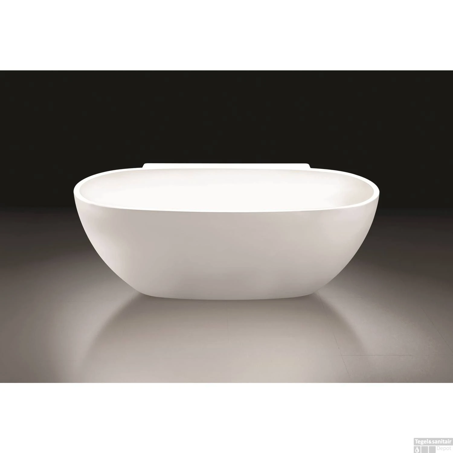 Vrijstaand Ligbad Allibert Asara 165x80x58 Cm Ovaal Wit 5 Vrijstaand Ligbad Allibert Asara 165x80x58 Cm Ovaal Wit - Afbeelding 3