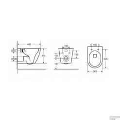 Wandcloset Best Design Royal-Zilver 49 Rimfree Inclusief Zitting Glans Wit/Zilver -Badkamer Thuis wandcloset best design royal zilver 49 rimfree inclusief zitting glans wit zilver tech