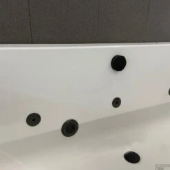 Whirlpool Boss & Wessing Dahlia Jetline 190x90 Cm Enkel Systeem Black Tin -Badkamer Thuis whirlpool boss wessing dahlia jetline 170x75 cm enkel systeem black tin sfeer 2