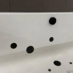 Whirlpool Boss & Wessing Dahlia Jetline 170x75 Cm Dubbel Systeem Black Tin -Badkamer Thuis whirlpool boss wessing urby 170x75 cm dubbel systeem black tin sfeer3