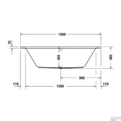Whirlpool Duravit D-Neo Inbouw Duo 180x80x48.5 Cm Wit -Badkamer Thuis whirlpool duravit d neo inbouw duo 180x80x48.5 cm wit tech2